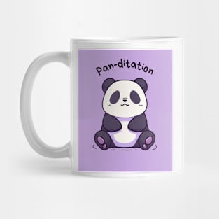 Kawaii Cute Yoga Meditating Panda Mug